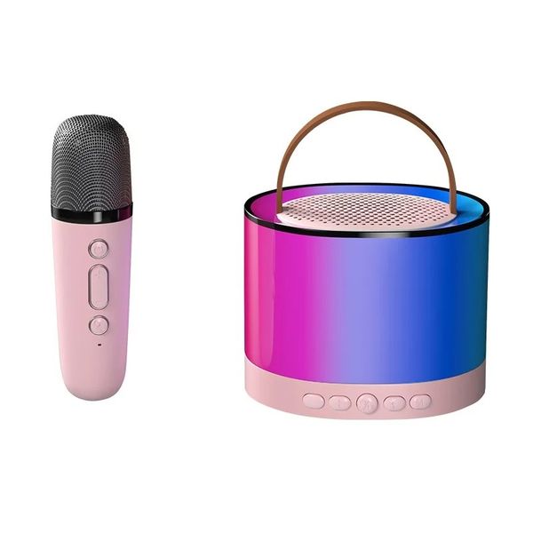 Smart Portable Karaoke Single Mic Wireless Microphone and Speaker K52