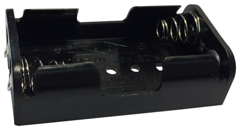 Pro Power (PE000019) Battery Holder, Panel, AA Battery Size, 2 Position