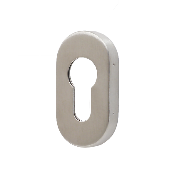 Stainless Steel Narrow Cylinder Escutcheons, Per Pair