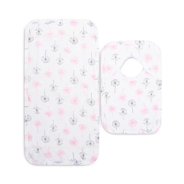 Infancie Bamboo Bib &amp; Burp Cloth Set