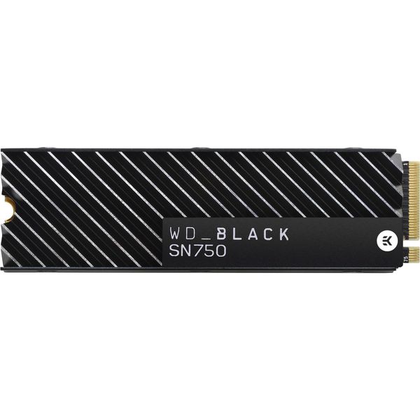 WD 1TB Black SN750 NVMe M.2 Internal SSD with Heatsink