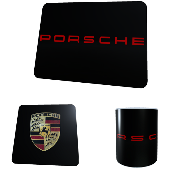 Porsche - Aesthetic - Coffee Mug, Coaster, and Mouse Pad