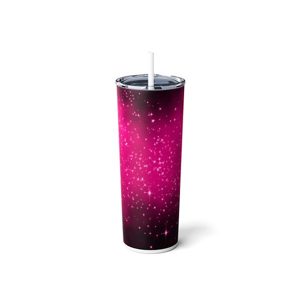 Pink Galaxy 600ml Tumbler