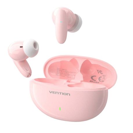 VENTION - IPX4 Water Resistant Earbuds With Touch & Voice Control - Pink Image