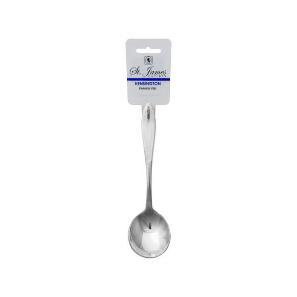 St James Cutlery - 4 Piece Hang Pack Kensington Soup Spoon - Pack Of 6