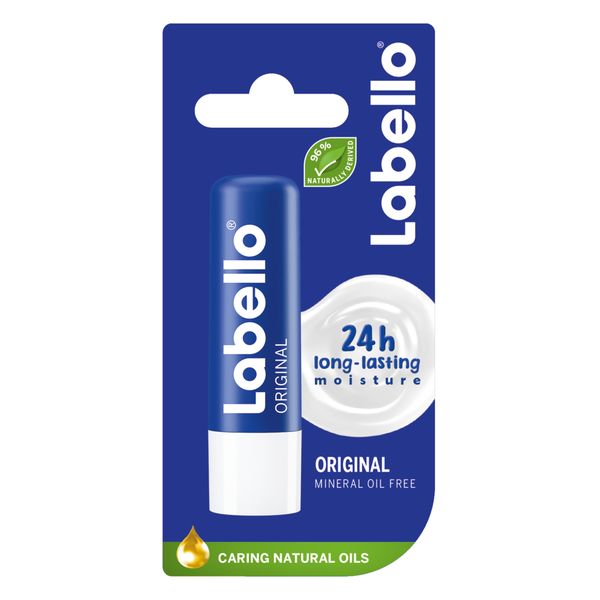 Labello Original 24h+ Moisture Caring Lip Balm, 4.8g