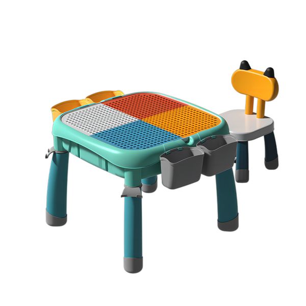 Feelo - Multi-Functional Building Table and Chair - 4 Storage Buckets