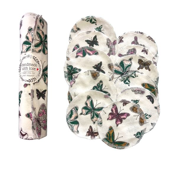 Reusable Cloth Napkins Set of 6 and 6 x Cloth Facial Rounds