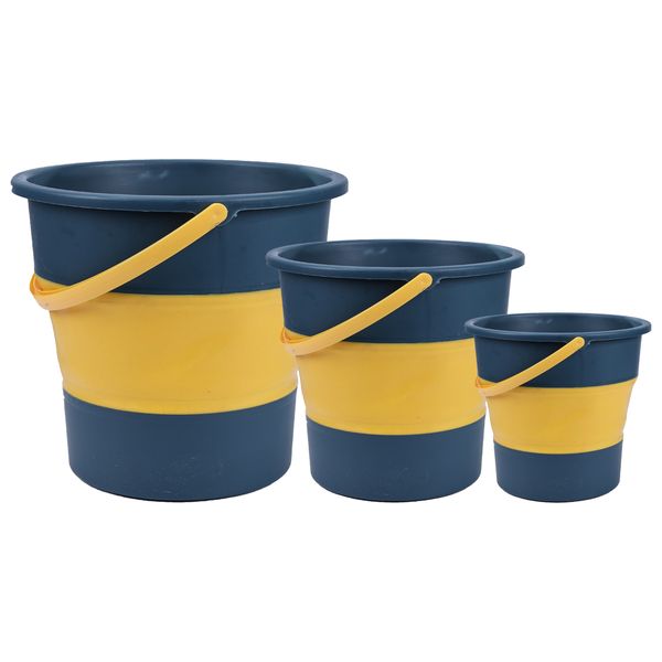 3PCs Portable Collapsible Bucket 5L-10L-17L
