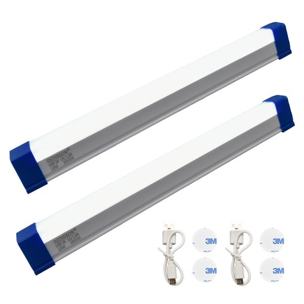 2 Pack 18W Rechargeable LED Light Portable Multifunction Loadshedding Light
