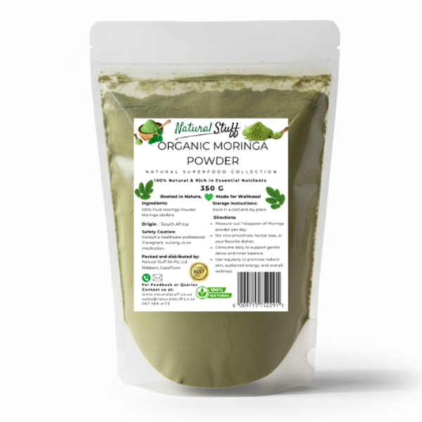 Organic Moringa Powder -Energy, Vitality &amp; Wellness Support, Pure Superfood