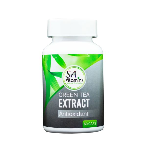 SA Vitamins Green Tea Extract - 60 Capsules