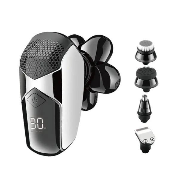 5-in-1 Electric Shaver Hair Clipper Nose Trimmer Grooming Kit