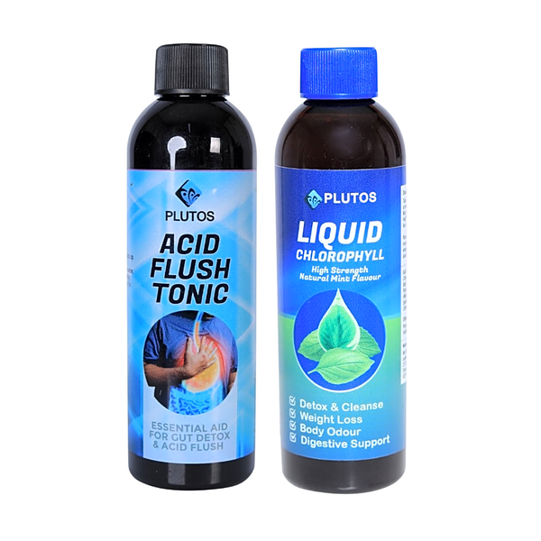 Acid Flush Tonic and Liquid Chlorophyll Tonic -Detox ,Digestive Support