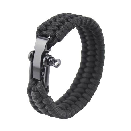 Black Paracord Bracelet