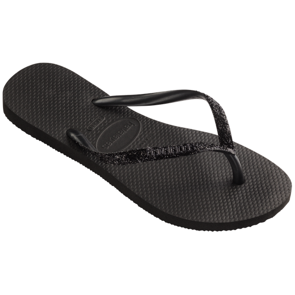 Havaianas Slim Glitter II Black Grey