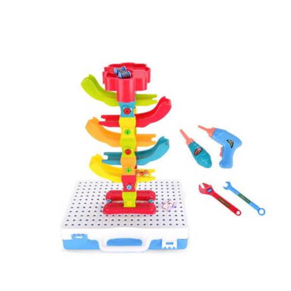 Olive Tree - Flip and Go Racer STEM Electric DIY Tool Construction Set