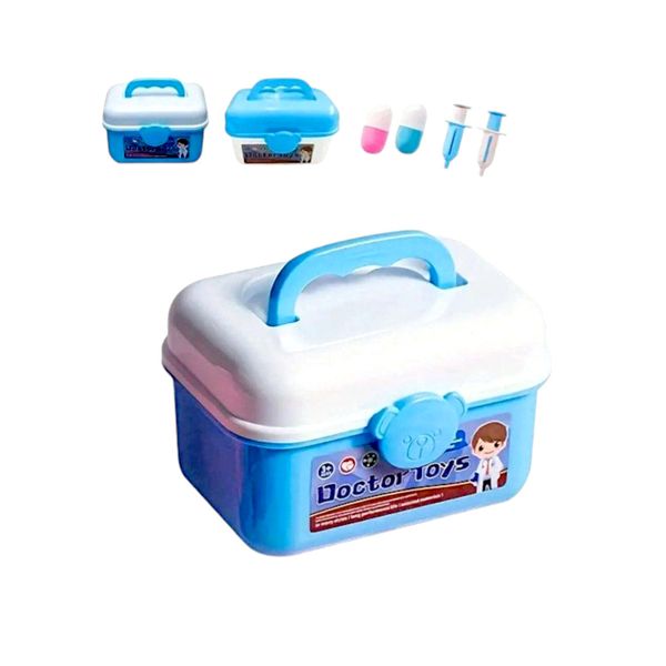 Childrens Doctor Playset - Blue - 42 Piece