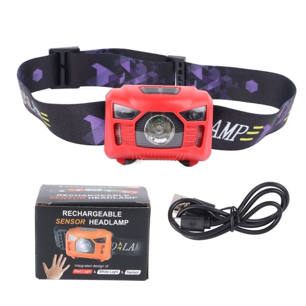 Led Headlamp Ultra Bright IPX7 Waterproof Usb Rechargeable Headlamp
