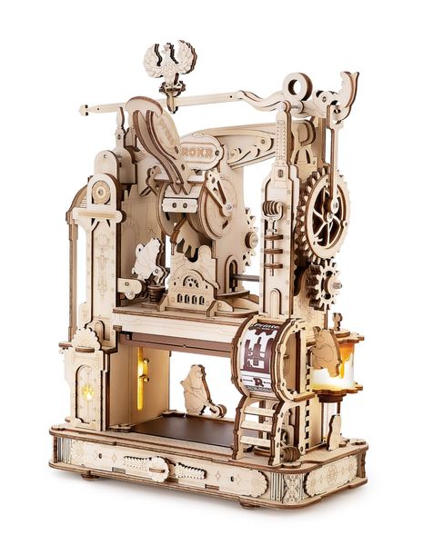 Robotime Classic Printing Press 3D Wooden Puzzle - 303 Pieces