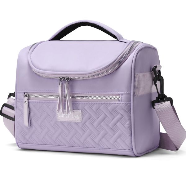 Insulated Lunch Cooler Bag with Shoulder Strap