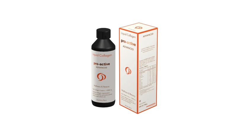 Advanced Pro-Active Liquid Collagen for Wellness and Beauty - Strawberry