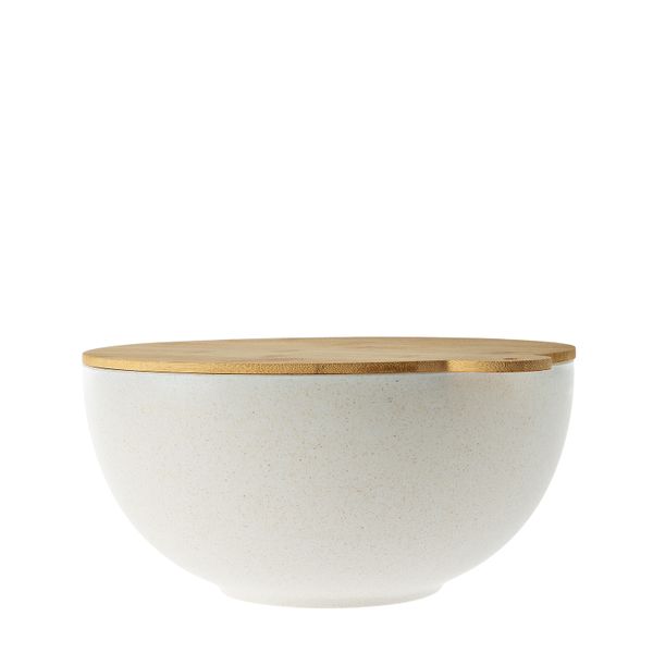 George &amp; Mason - Harlowe Bamboo Fibre Salad Bowl Cream