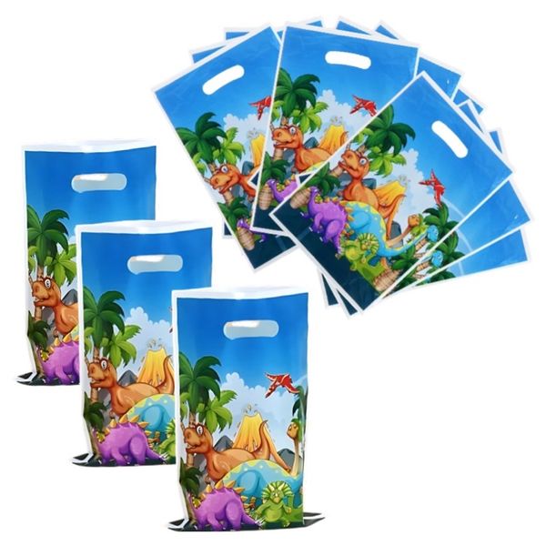 Roar into Celebration: Pack of 30 Birthday Dinosaur Printed Party Bags