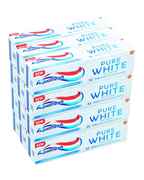 Aquafresh Pure White Tingling Mint Toothpaste 75ml