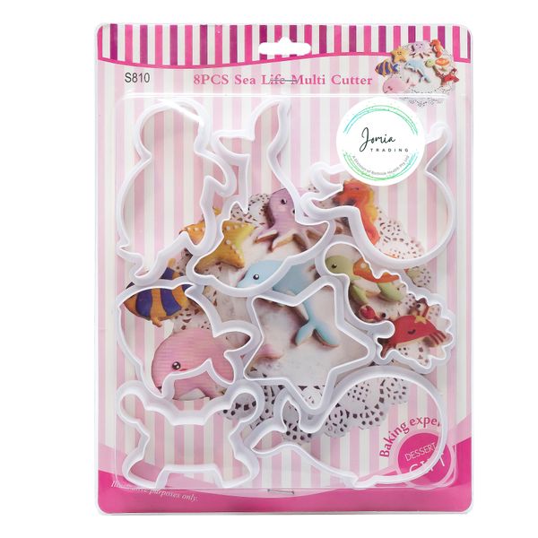 Sea Life Cookie Cutter Set - 8 Piece