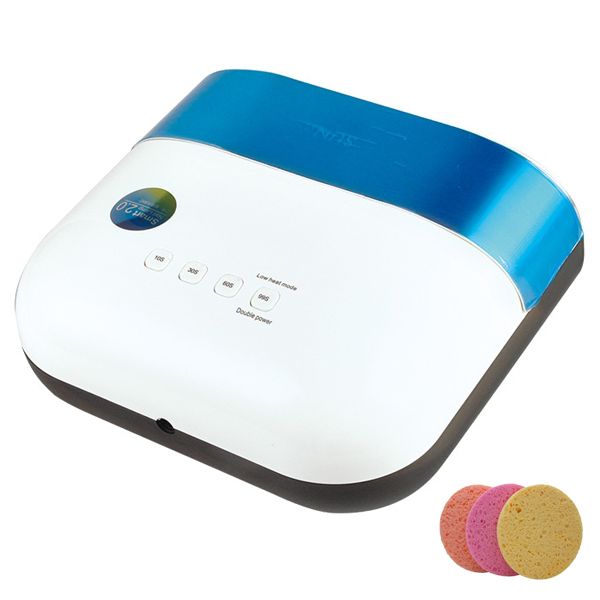 SUN3 48W Smart UV Curing LED Nail Lamp with 3 Facial Sponges