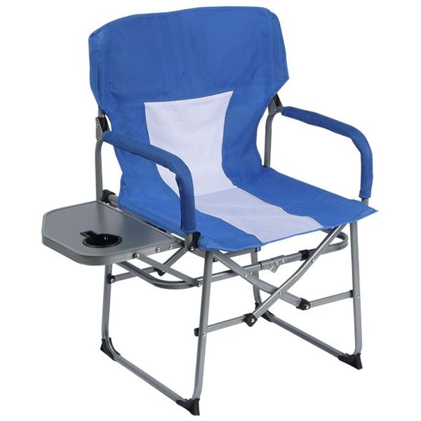 Camping Chair Portable with Side Table Folding Beach Chair for Outdoor