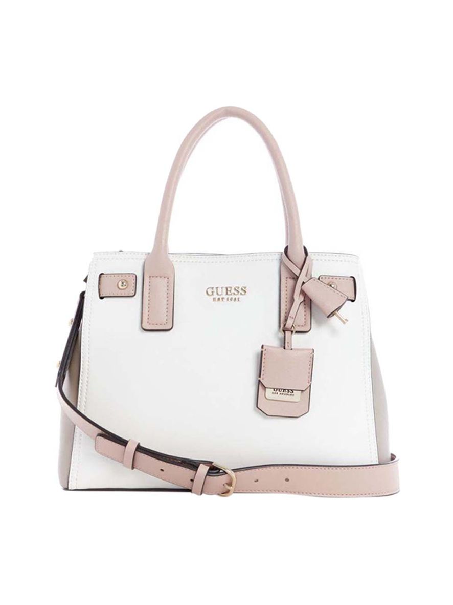 Guess Girlfriend Satchel Bag Stone Buy Online in South