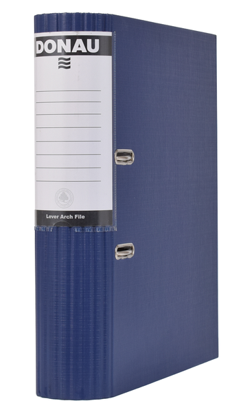 Donau A4 Lever Arch File 75mm Pp Round Back - Dark Blue