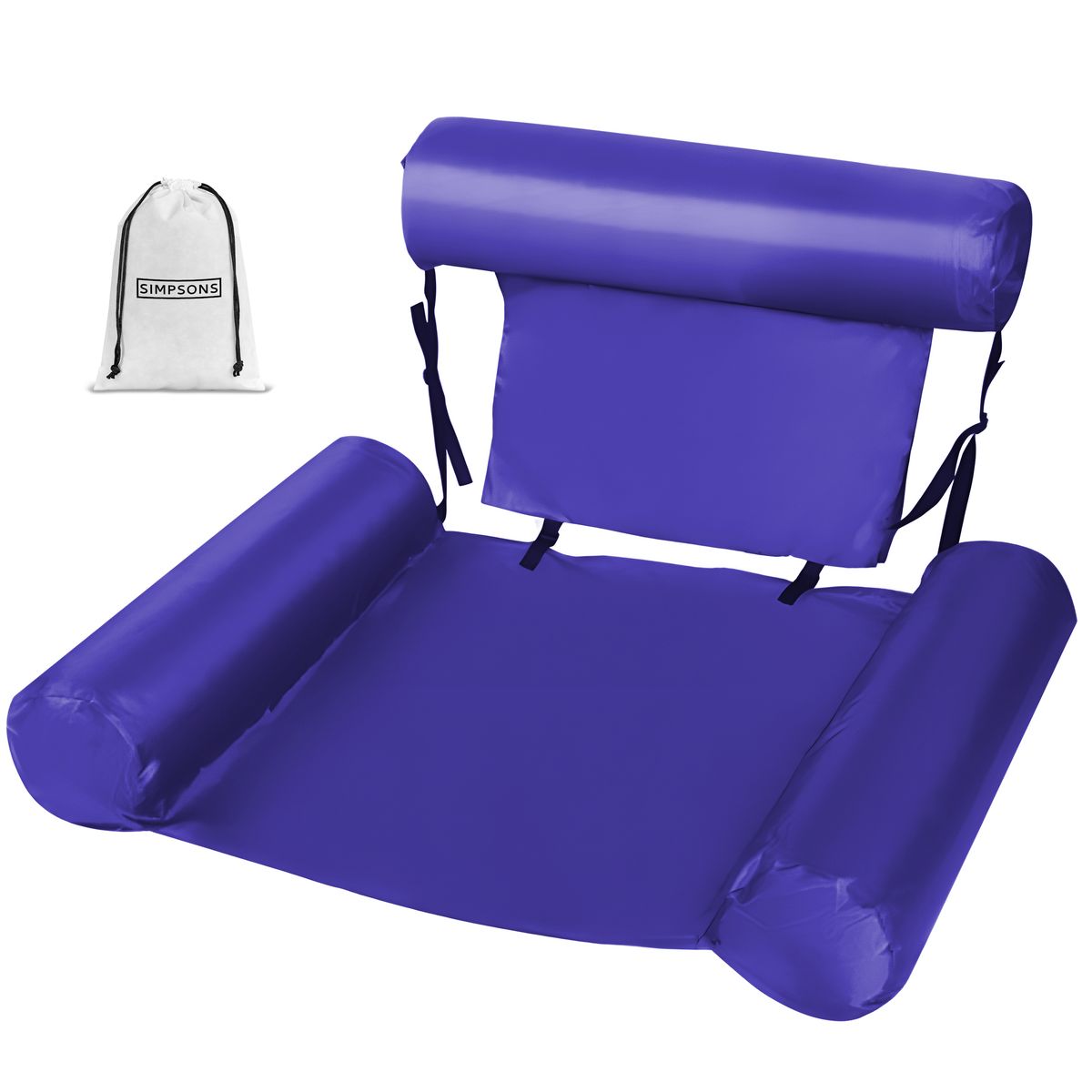 Swimming Pool Inflatable's Lazy Floating Lounge Chair + Simpsons Bag