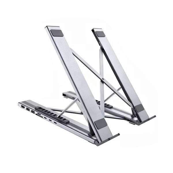 USB-C Docking Station Laptop Stand with HDMI, USB 3.0 and PD Charging
