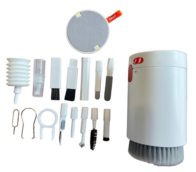 20 in 1 Portable Mini Multifunctional Cleaning Brush Kit
