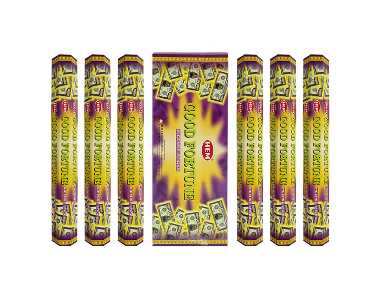 HEM Good Fortune Incense Sticks - 6 Packs