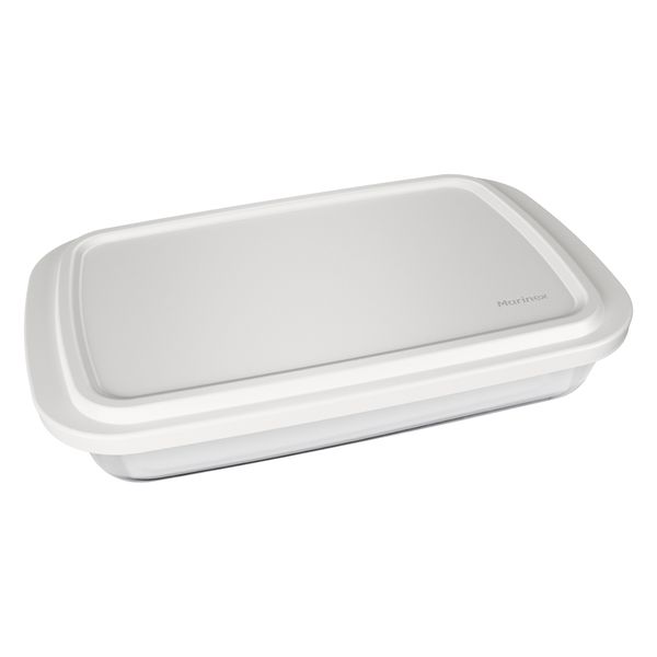 Marinex Rectangular Roaster with Plastic Lid - 2.2lt - 349x216x54mm