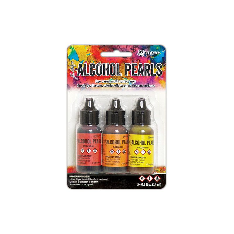 Ranger Pearl Alcohol Ink Kit #1 (Deception, Splendor, Alchemy) | Shop ...