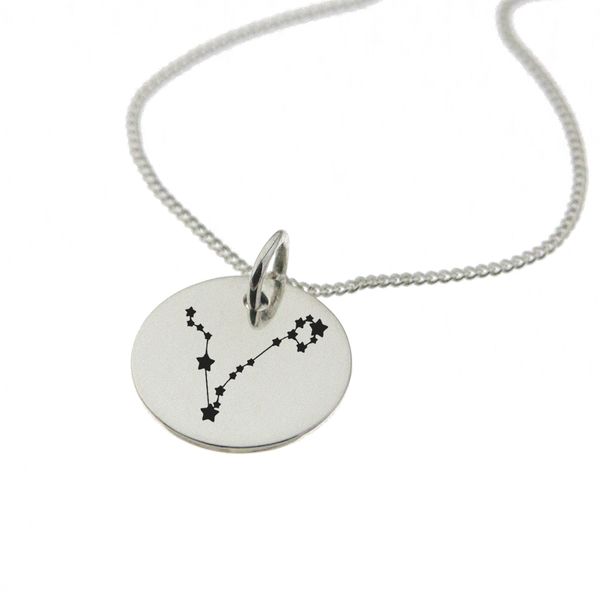 Pisces Constellation Sterling Silver Necklace