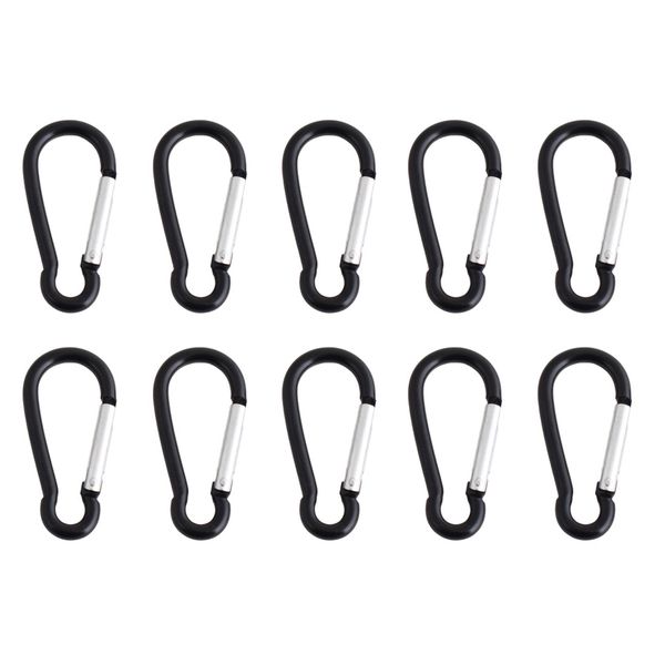 10-Pack Mini Aluminium Carabiner Set