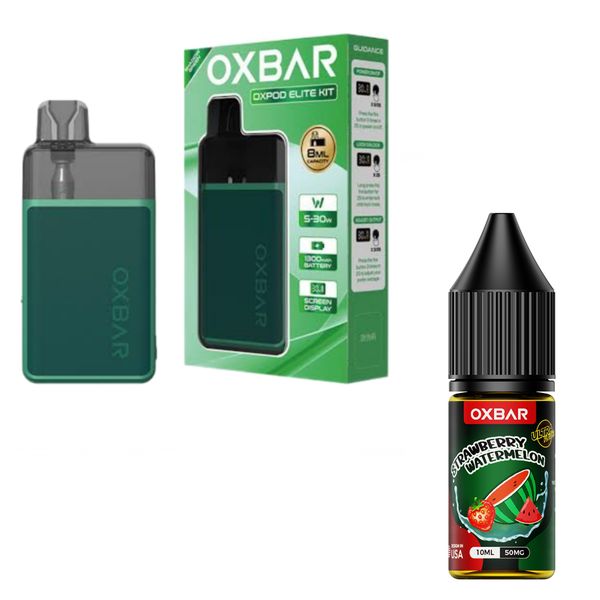 Oxbar Oxpod Elite Pod System Combo - Strawberry Watermelon (Shadow Green)