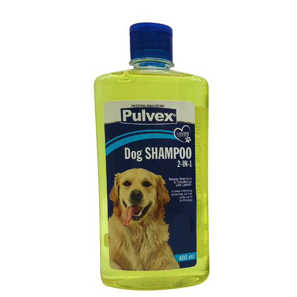 Pulvex Dog Shampoo 2-IN-1 with Conditioner &amp; Lanolin - 400ml