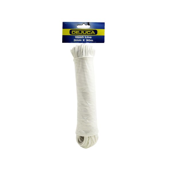 Dejuca - Wash Line - Steel Pvc Coated - 3mm X 30m - (hank)