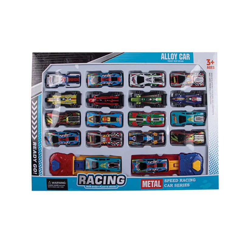 Bulk Pack x 1 Die Cast Set With 18 Cars & 2 Launchers Shop Today. Get