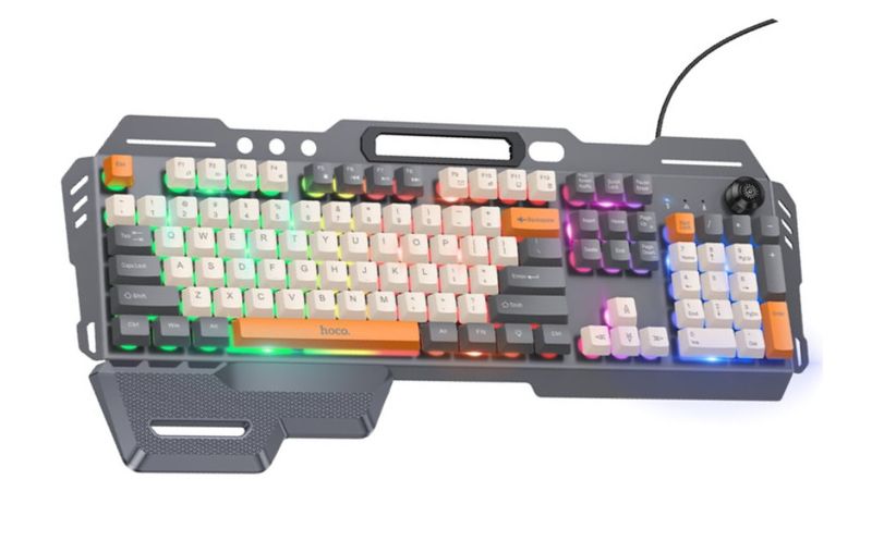 Hoco. DI98 Gaming Keyboard-104 Keys, Wired USB, RGB Backlit, Mechanical