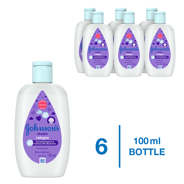 Johnson's Baby - Cologne Dream - 100ml x 6