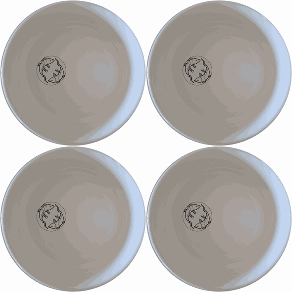 Yingyang Koi Fish Bowl Set of 4 - Range 3