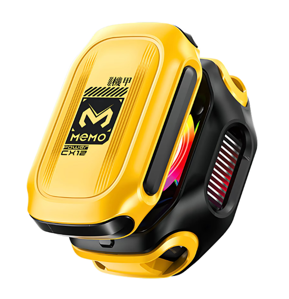 Wireless Gaming Phone Cooler, Magnetic, Black and Yellow